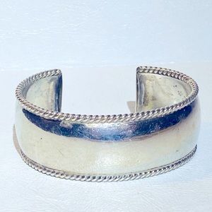 CA Sterling Silver 925 Cuff Bracelet